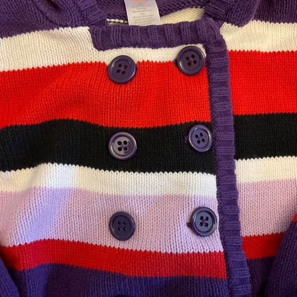 GYMBOREE girls belted button down sweater - size 10/12 - Picture 5 of 9
